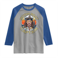 Funny Pontoon Boating Motor Boatin Lake Raglan Shirt Motor Boat Captain - Wonder Print Shop