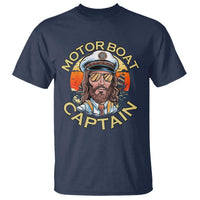 Funny Pontoon Boating Motor Boatin Lake T Shirt Motor Boat Captain - Wonder Print Shop