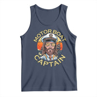 Funny Pontoon Boating Motor Boatin Lake Tank Top Motor Boat Captain - Wonder Print Shop