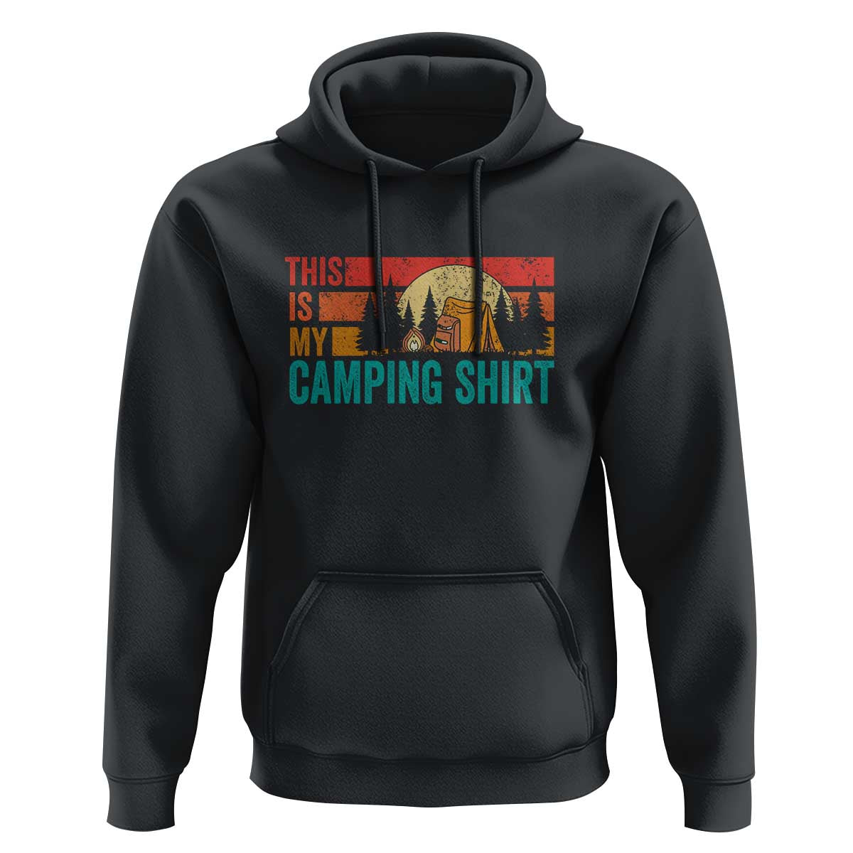 Funny Camper Hoodie This Is My Camping Shirt - Wonder Print Shop