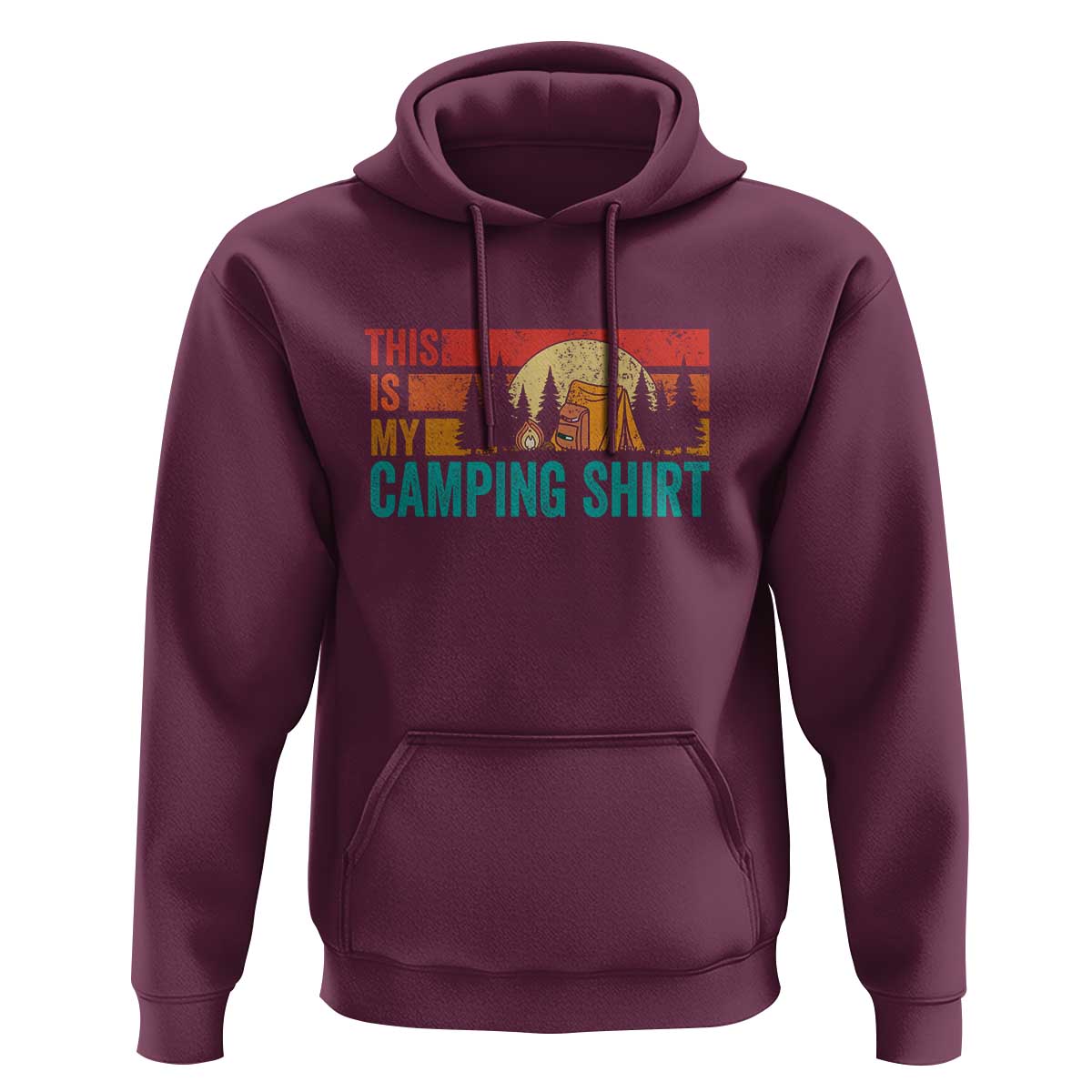 Funny Camper Hoodie This Is My Camping Shirt - Wonder Print Shop