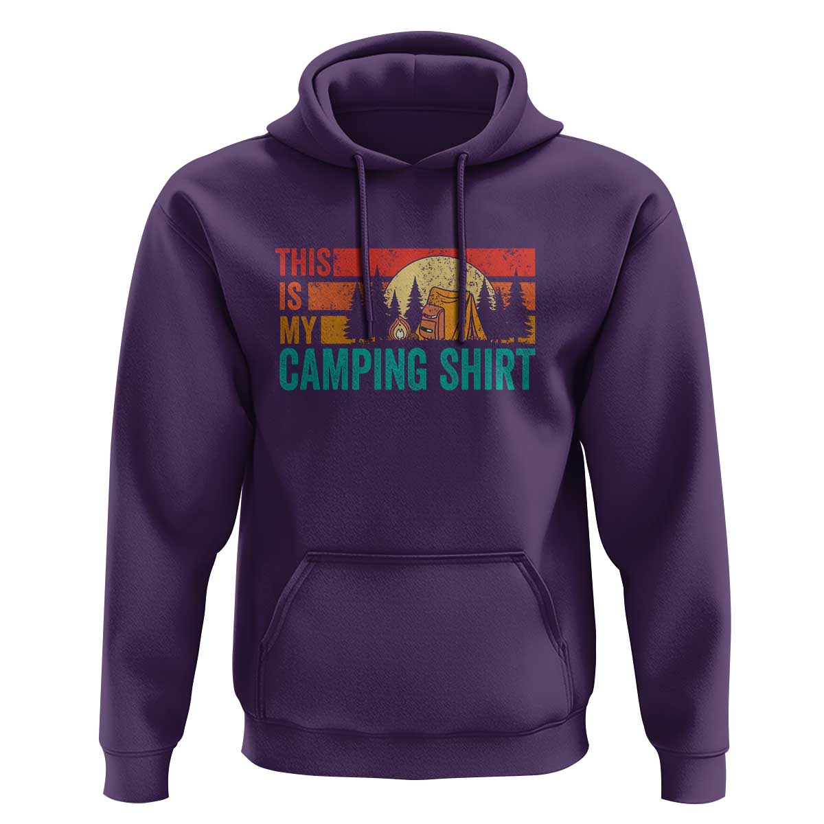 Funny Camper Hoodie This Is My Camping Shirt - Wonder Print Shop