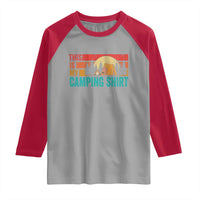 Funny Camper Raglan Shirt This Is My Camping Shirt - Wonder Print Shop