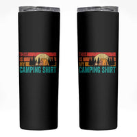 Funny Camper Skinny Tumbler This Is My Camping Shirt - Wonder Print Shop