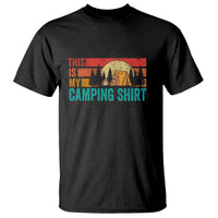 Funny Camper T Shirt This Is My Camping Shirt - Wonder Print Shop