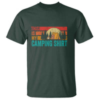 Funny Camper T Shirt This Is My Camping Shirt - Wonder Print Shop