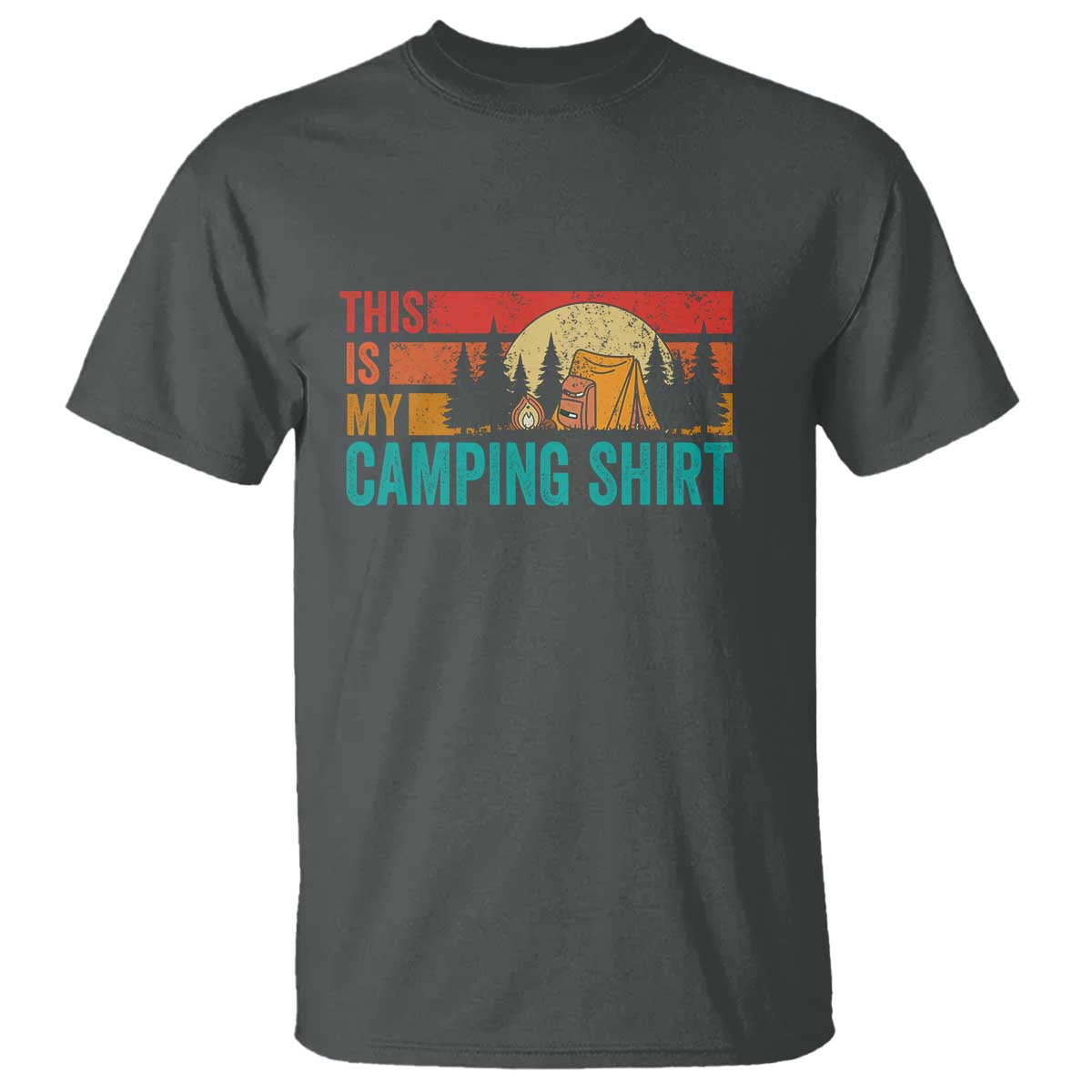 Funny Camper T Shirt This Is My Camping Shirt - Wonder Print Shop