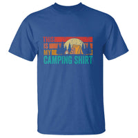 Funny Camper T Shirt This Is My Camping Shirt - Wonder Print Shop