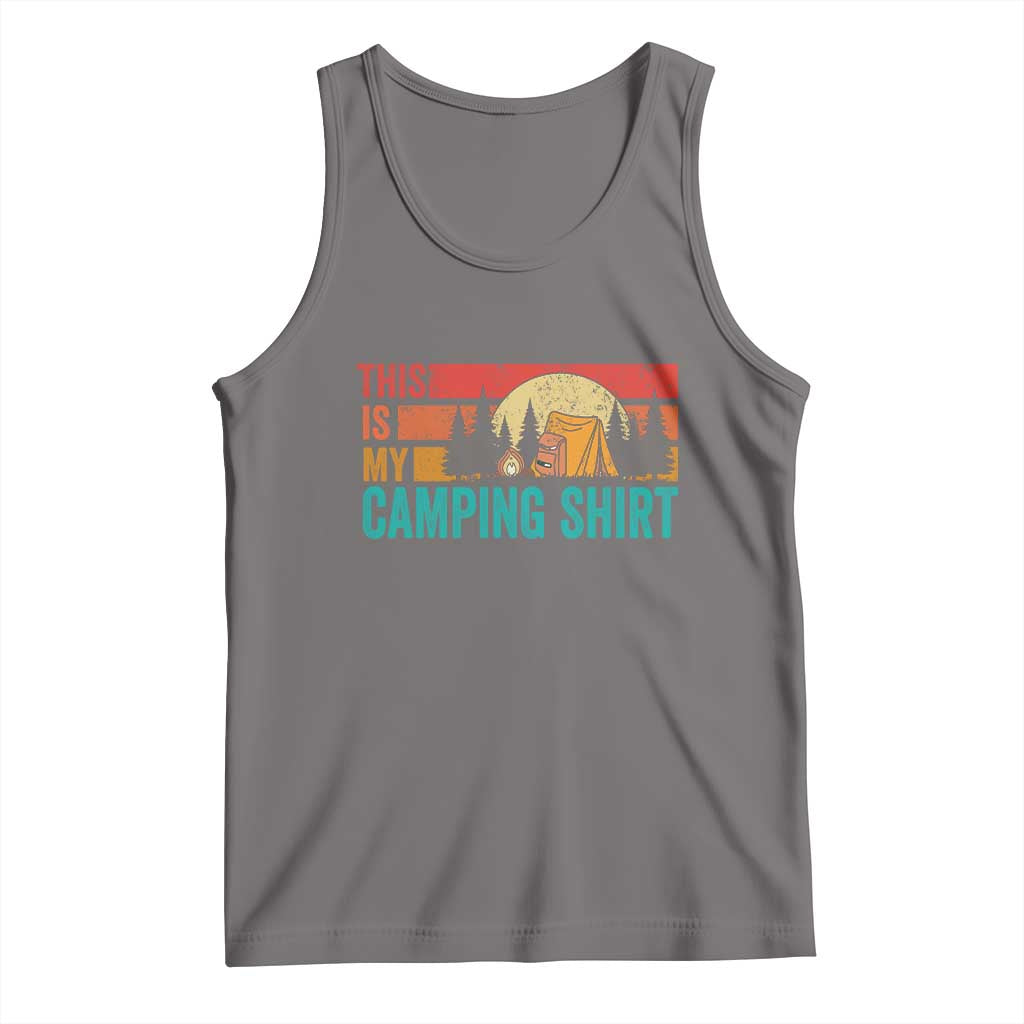Funny Camper Tank Top This Is My Camping Shirt - Wonder Print Shop