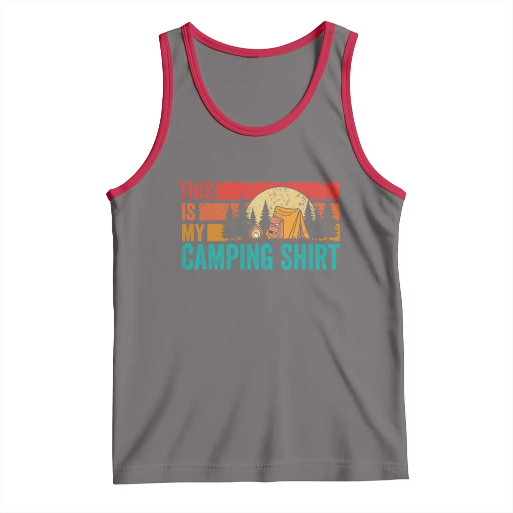 Funny Camper Tank Top This Is My Camping Shirt - Wonder Print Shop