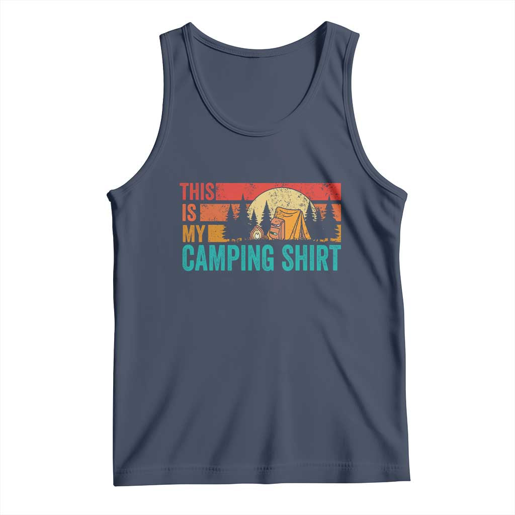 Funny Camper Tank Top This Is My Camping Shirt - Wonder Print Shop
