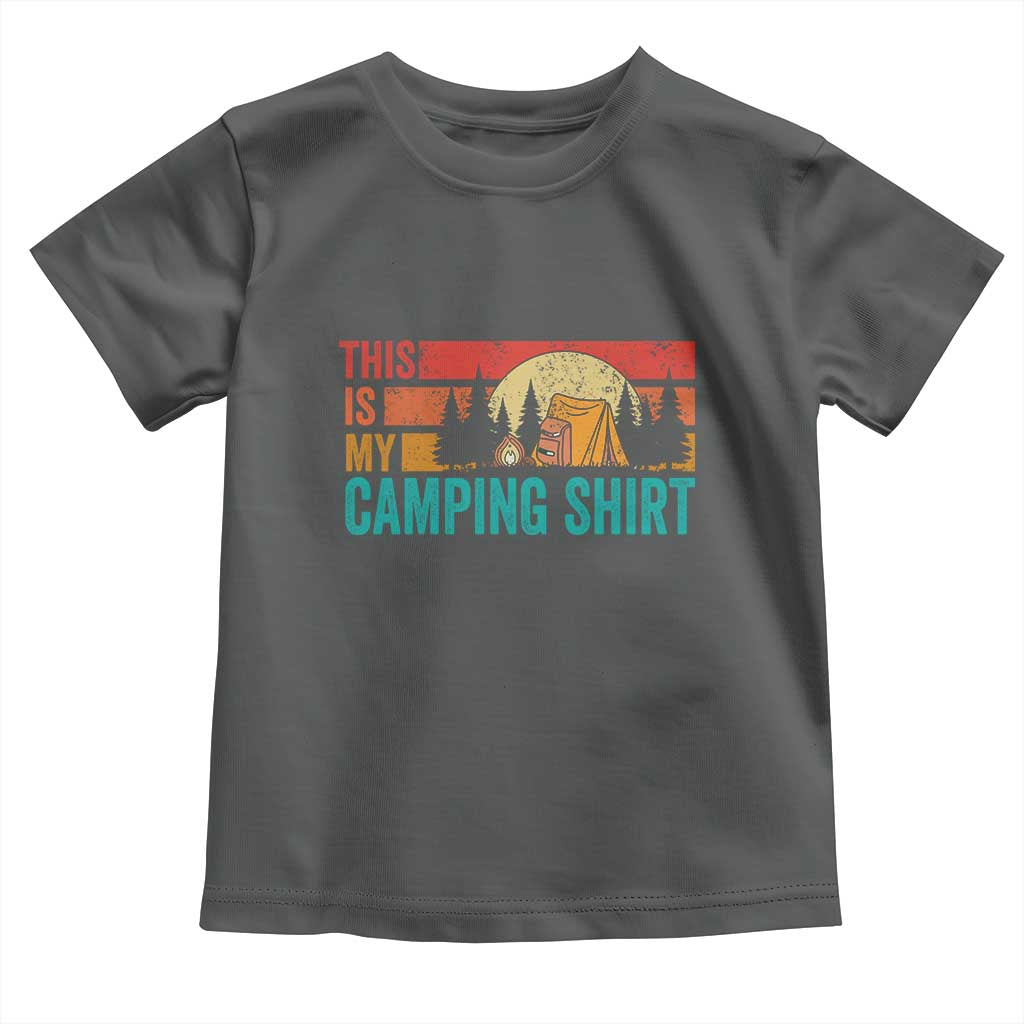 Funny Camper Toddler T Shirt This Is My Camping Shirt - Wonder Print Shop