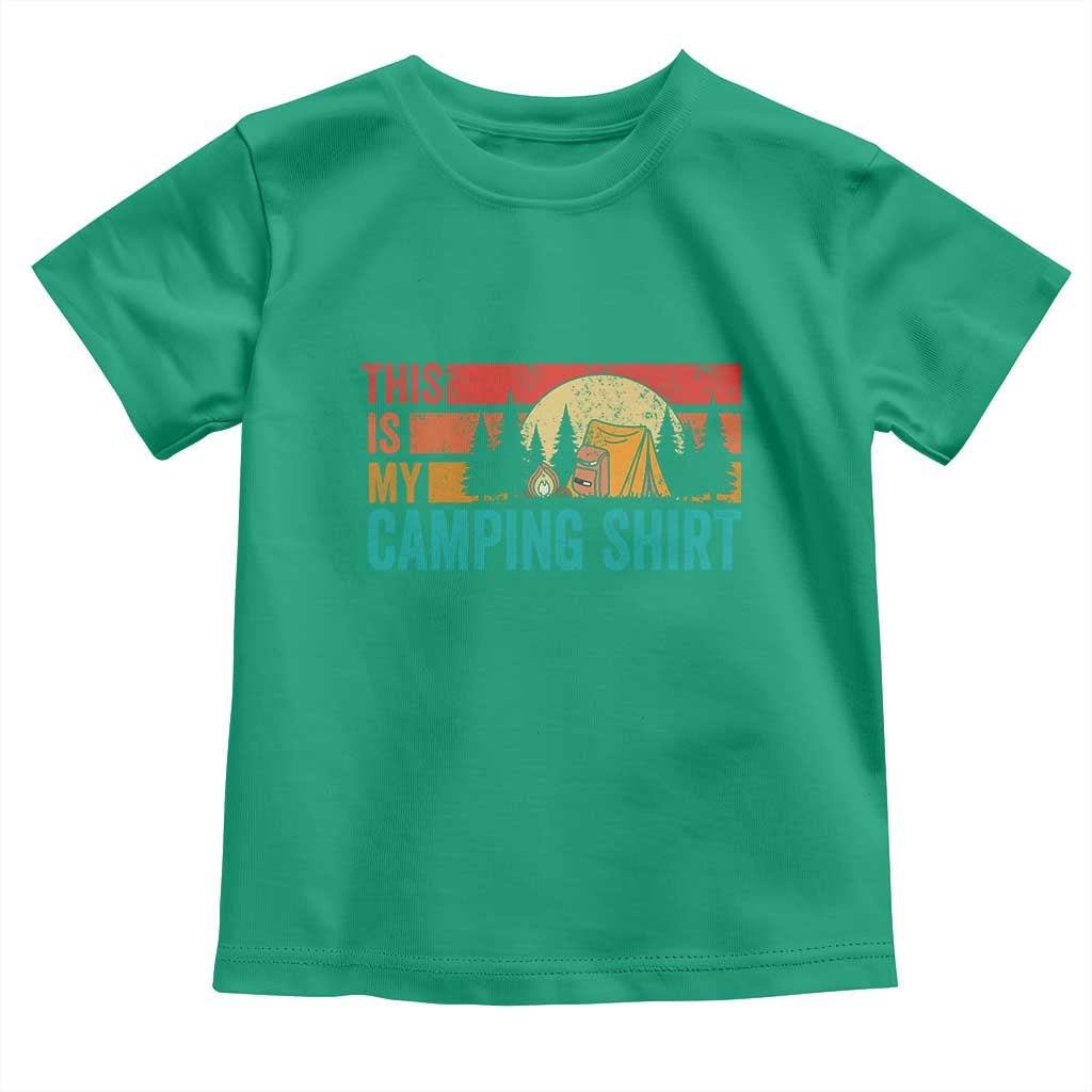 Funny Camper Toddler T Shirt This Is My Camping Shirt - Wonder Print Shop