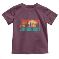 Funny Camper Toddler T Shirt This Is My Camping Shirt - Wonder Print Shop