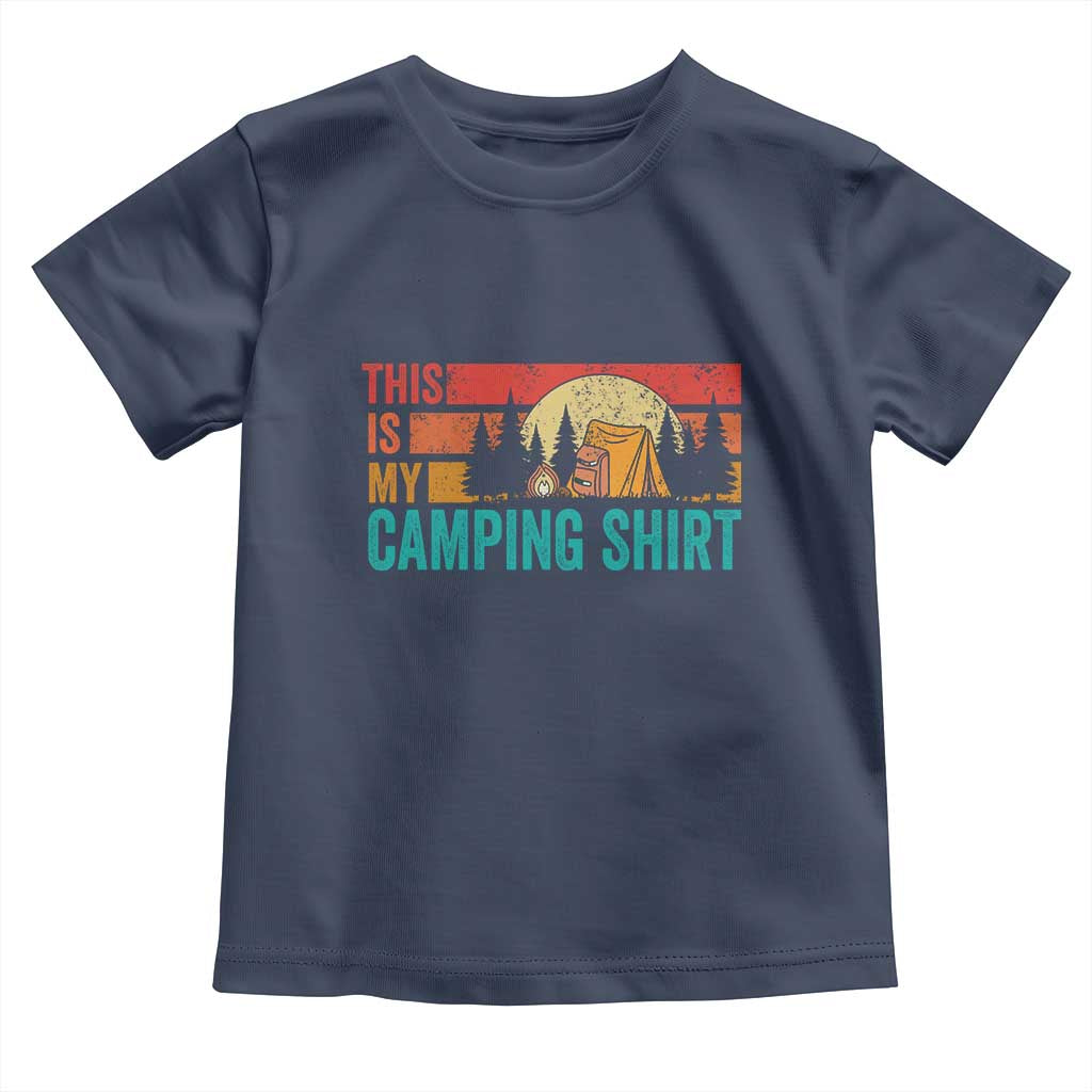 Funny Camper Toddler T Shirt This Is My Camping Shirt - Wonder Print Shop