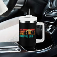 Funny Camper Tumbler With Handle This Is My Camping Shirt - Wonder Print Shop