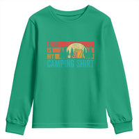 Funny Camper Youth Sweatshirt This Is My Camping Shirt - Wonder Print Shop
