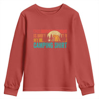 Funny Camper Youth Sweatshirt This Is My Camping Shirt - Wonder Print Shop