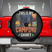 Funny Camper Glamper Spare Tire Cover This Is My Camping Shirt - Wonder Print Shop