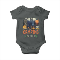 Funny Camper Glamper Baby Onesie This Is My Camping Shirt - Wonder Print Shop