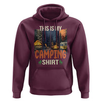 Funny Camper Glamper Hoodie This Is My Camping Shirt - Wonder Print Shop