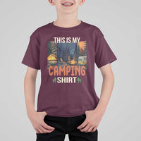 Funny Camper Glamper T Shirt For Kid This Is My Camping Shirt - Wonder Print Shop