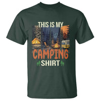 Funny Camper Glamper T Shirt This Is My Camping Shirt - Wonder Print Shop