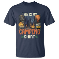 Funny Camper Glamper T Shirt This Is My Camping Shirt - Wonder Print Shop