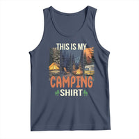 Funny Camper Glamper Tank Top This Is My Camping Shirt - Wonder Print Shop