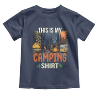 Funny Camper Glamper Toddler T Shirt This Is My Camping Shirt - Wonder Print Shop
