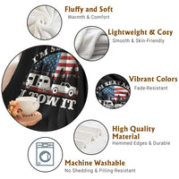 Funny Camping RV Camper Truck Throw Blanket I Am Sexy And I Tow It - Wonder Print Shop