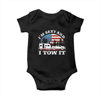 Funny Camping RV Camper Truck Baby Onesie I Am Sexy And I Tow It - Wonder Print Shop