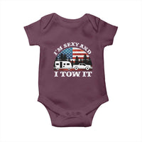 Funny Camping RV Camper Truck Baby Onesie I Am Sexy And I Tow It - Wonder Print Shop