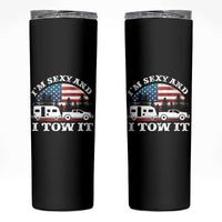 Funny Camping RV Camper Truck Skinny Tumbler I Am Sexy And I Tow It - Wonder Print Shop