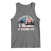 Funny Camping RV Camper Truck Tank Top I Am Sexy And I Tow It - Wonder Print Shop