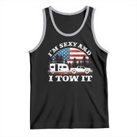 Funny Camping RV Camper Truck Tank Top I Am Sexy And I Tow It - Wonder Print Shop