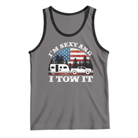 Funny Camping RV Camper Truck Tank Top I Am Sexy And I Tow It - Wonder Print Shop