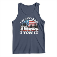 Funny Camping RV Camper Truck Tank Top I Am Sexy And I Tow It - Wonder Print Shop