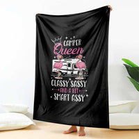 Funny Camping RV Throw Blanket Camper Queen Classy Sassy And A Bit Smart Assy - Wonder Print Shop