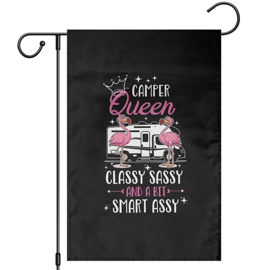 Funny Camping RV Garden Flag Camper Queen Classy Sassy And A Bit Smart Assy - Wonder Print Shop