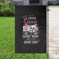 Funny Camping RV Garden Flag Camper Queen Classy Sassy And A Bit Smart Assy - Wonder Print Shop