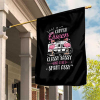 Funny Camping RV Garden Flag Camper Queen Classy Sassy And A Bit Smart Assy - Wonder Print Shop