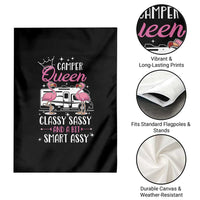 Funny Camping RV Garden Flag Camper Queen Classy Sassy And A Bit Smart Assy - Wonder Print Shop