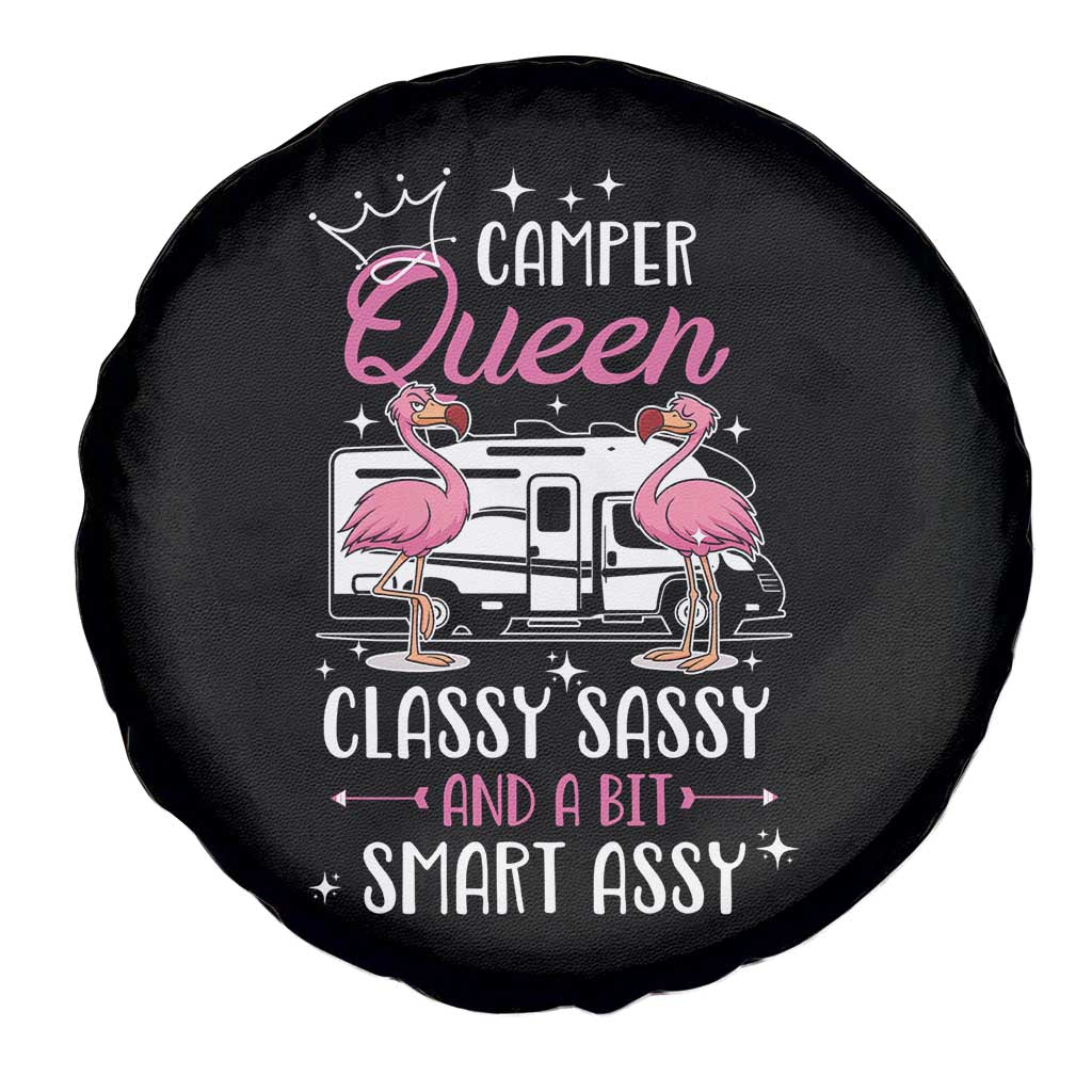 Funny Camping RV Spare Tire Cover Camper Queen Classy Sassy And A Bit Smart Assy - Wonder Print Shop