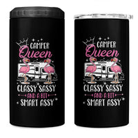 Funny Camping RV 4 in 1 Can Cooler Tumbler Camper Queen Classy Sassy And A Bit Smart Assy - Wonder Print Shop