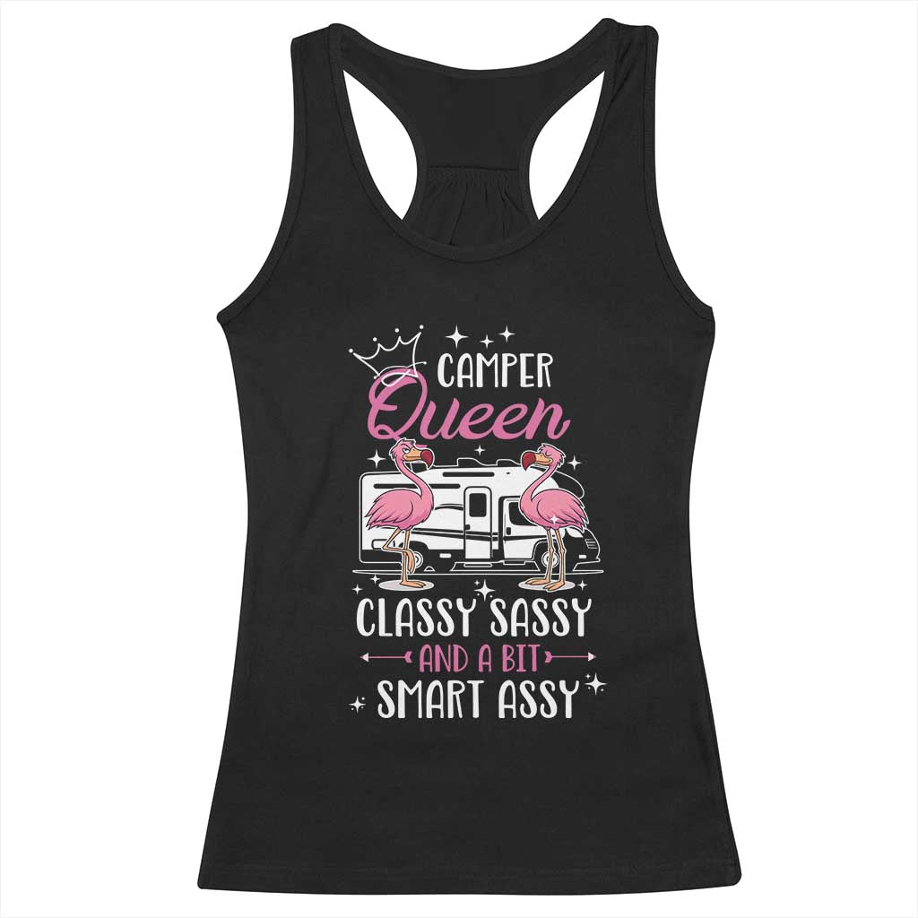 Funny Camping RV Racerback Tank Top Camper Queen Classy Sassy And A Bit Smart Assy - Wonder Print Shop