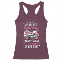 Funny Camping RV Racerback Tank Top Camper Queen Classy Sassy And A Bit Smart Assy - Wonder Print Shop