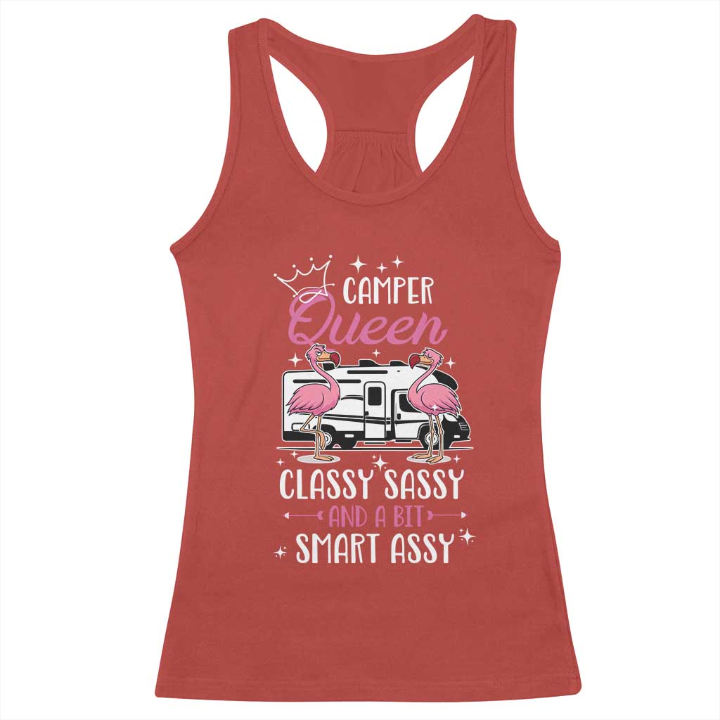Funny Camping RV Racerback Tank Top Camper Queen Classy Sassy And A Bit Smart Assy - Wonder Print Shop