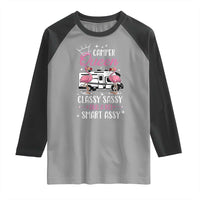 Funny Camping RV Raglan Shirt Camper Queen Classy Sassy And A Bit Smart Assy - Wonder Print Shop