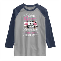 Funny Camping RV Raglan Shirt Camper Queen Classy Sassy And A Bit Smart Assy - Wonder Print Shop